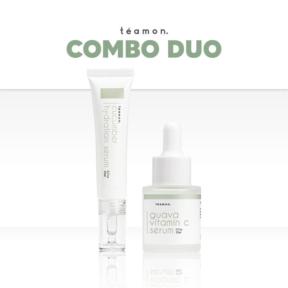 Combo Duo 2in1 - Guava Vitamin C + Cucumber Hydration Serum