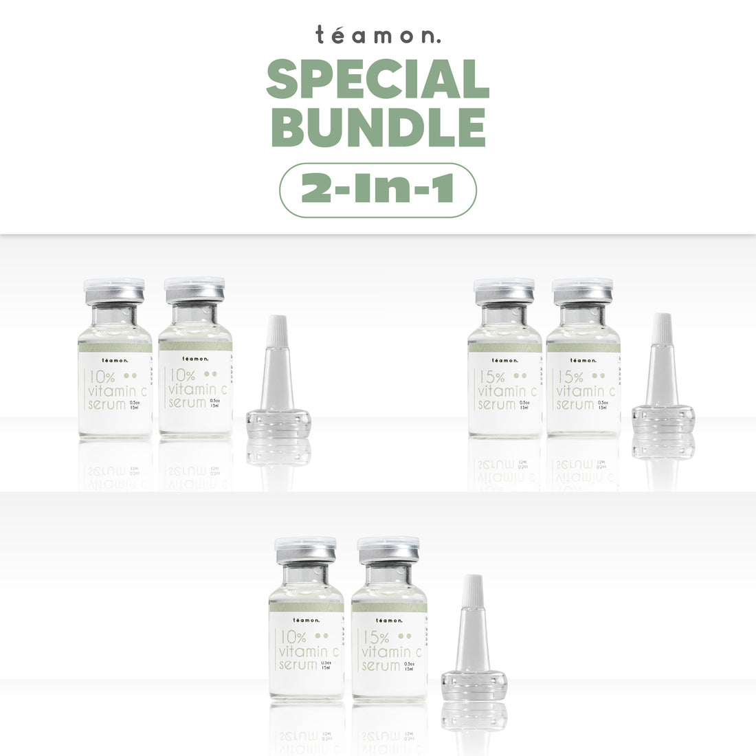 Special Bundle 2in1 - Guava Vitamin C serum (10% & 15% scar roller serum)